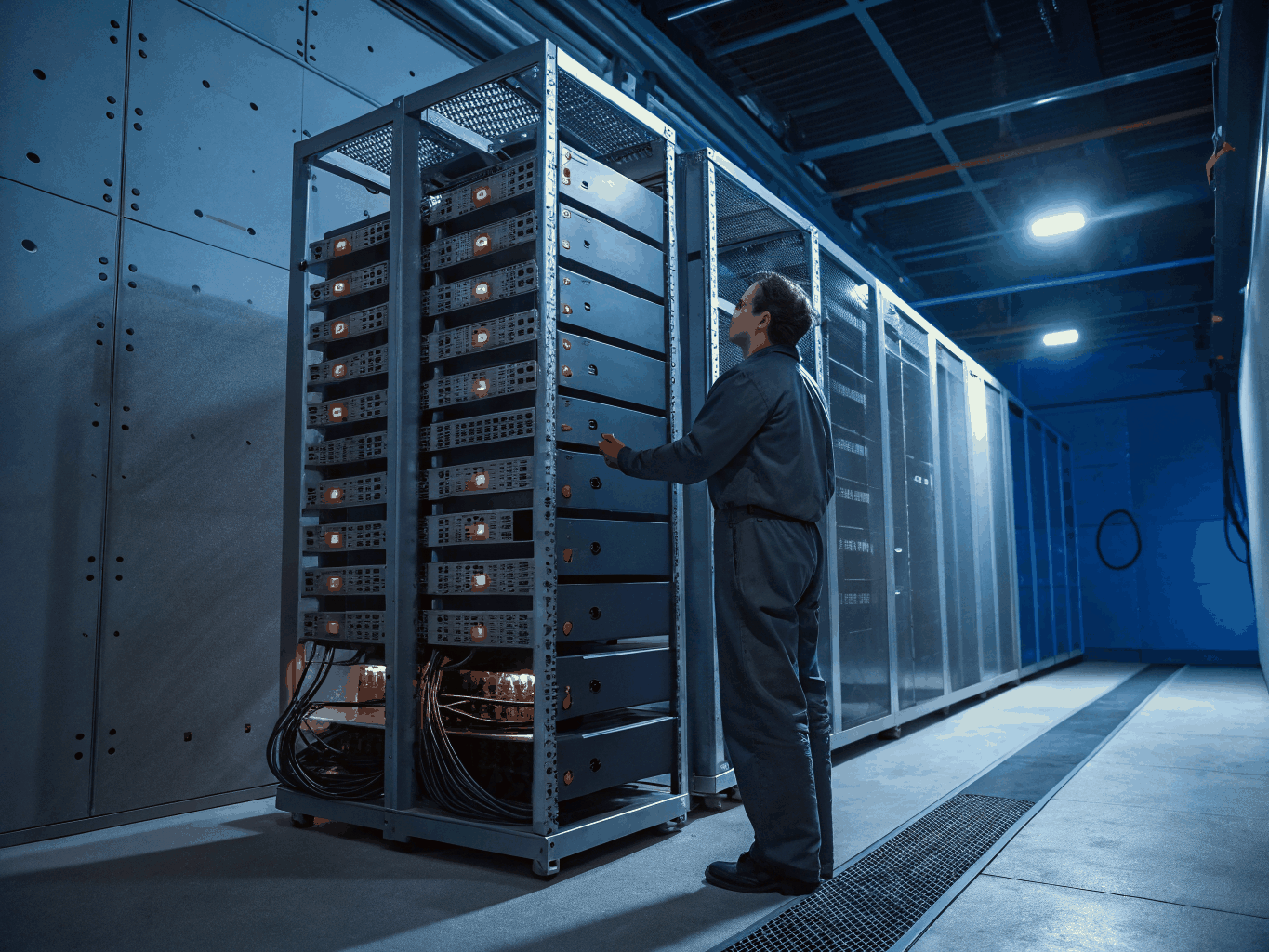 Telecom generator room extraction and asset clearance